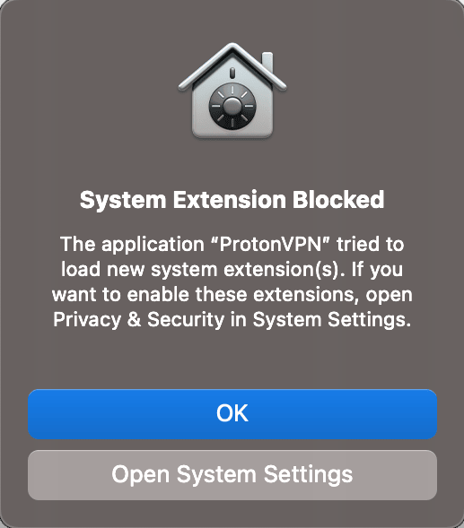 system extension block