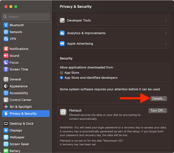 allowing proton vpn as trusted software on mac