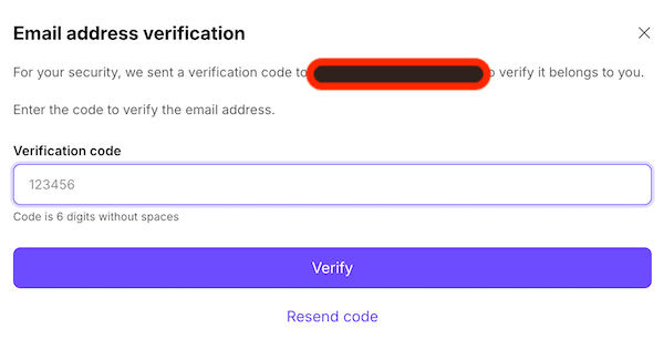 email address verification