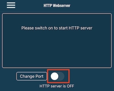 enabling http web server