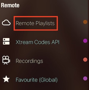 remote playlists gse