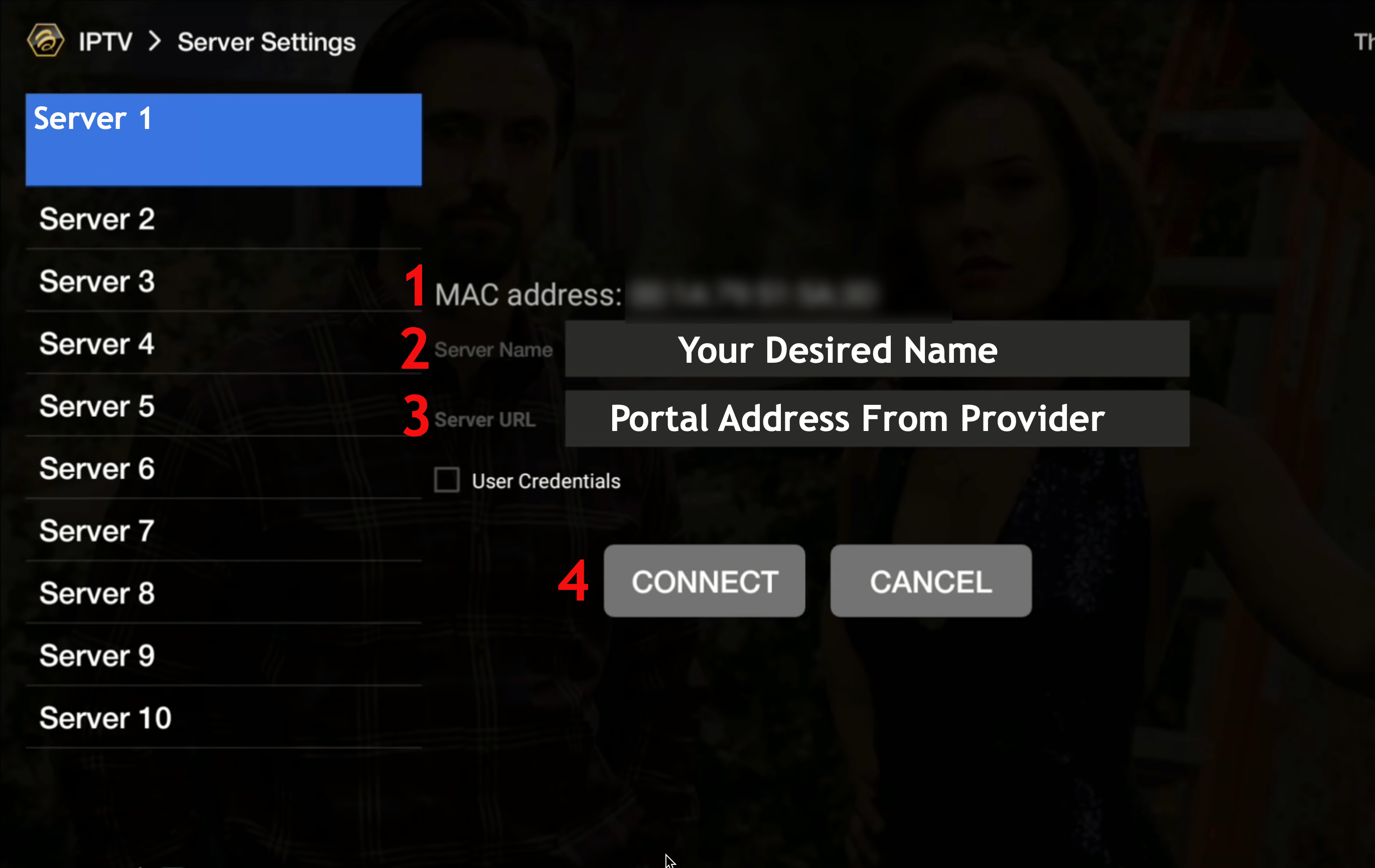 valid mac address for iptv stalker