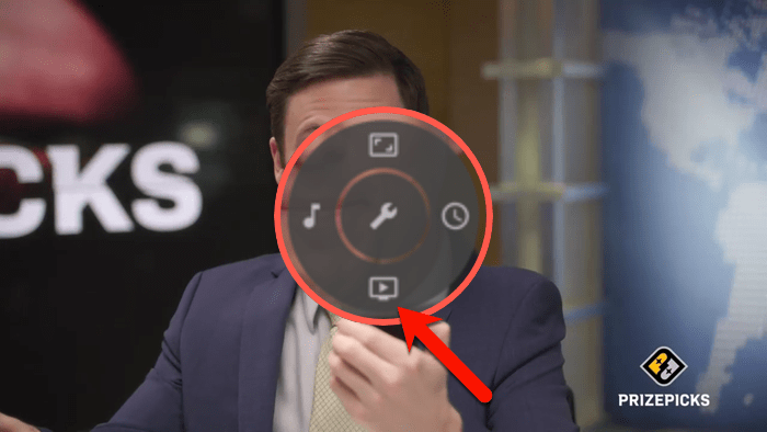 controlling the options on the screen