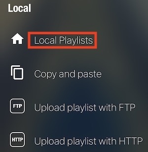 local playlists