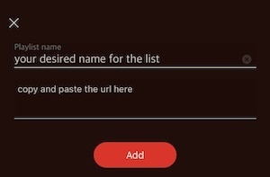 naming the m3u playlist