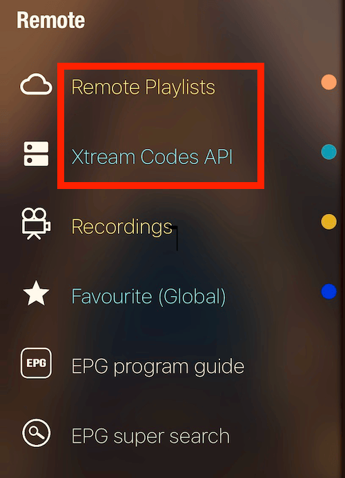remote playlist gse left column