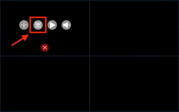 selecting layout button