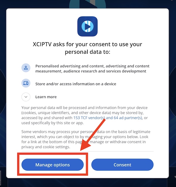 reviewing ads consent