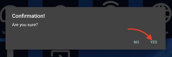 sign out of the logged in iptv account on xciptv.